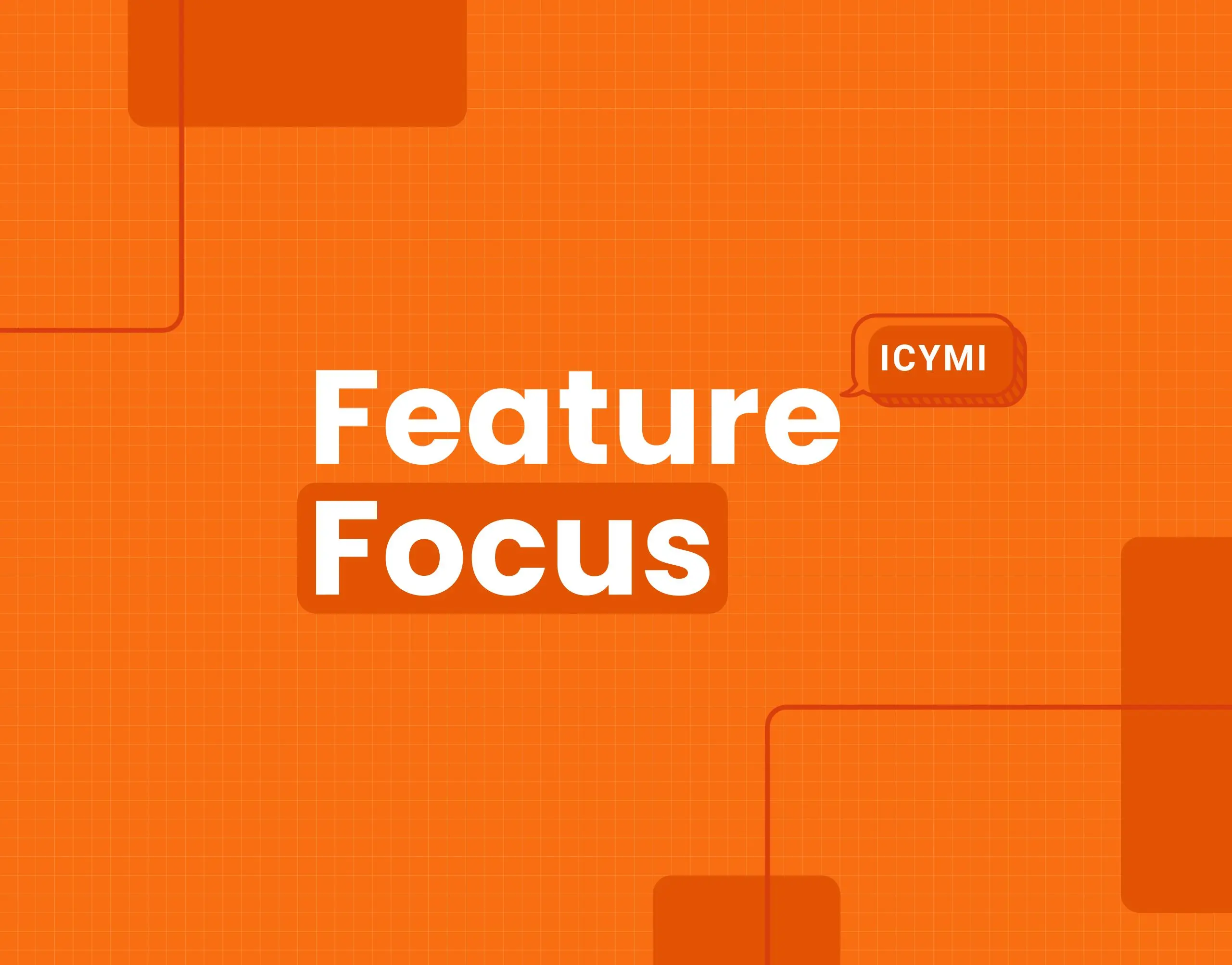 Feature Focus: Winter Edition ❄️