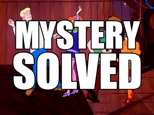 the scooby gang says it's solved!