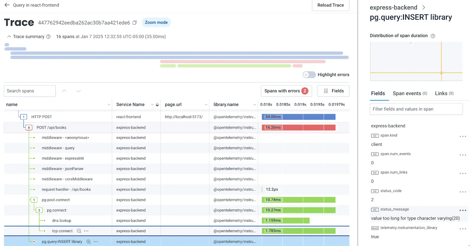 Screenshot showing API key