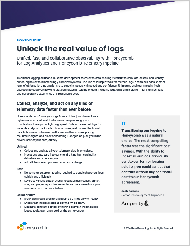 Unlock the Real Value of logs